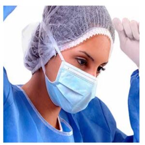 TAPABOCA DESECHABLE 3 PLIEGUES BANDAS CAUCHO BLANCO Pregunta por existencias