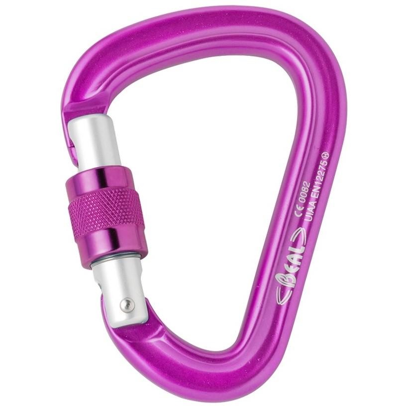 MOSQUETON BEAL SCREW FUCSIA