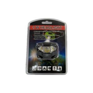 Linterna frontal Official 1W topo AAA negra