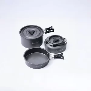 Set cocina camping Hawapi con hervidor ultraligero